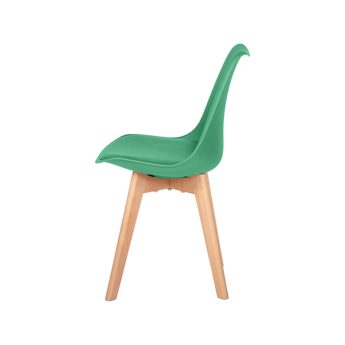 TULIP Esszimmerstühle, 4er-Set – Seegrün