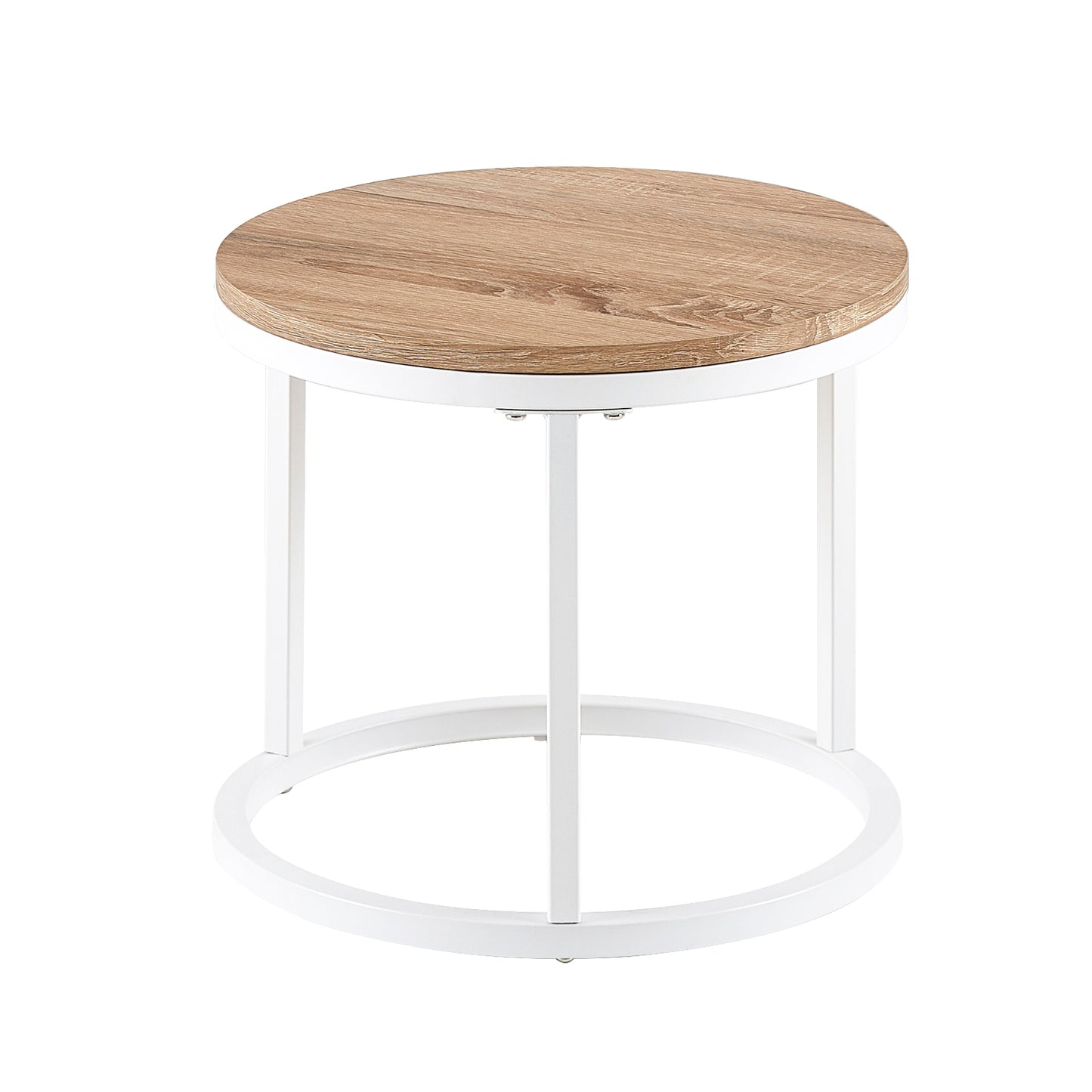 VERONA Couchtisch 2er-Set, bemaltes minimalistisches Design, rund, Durchmesser 60*45CM/40*35CM