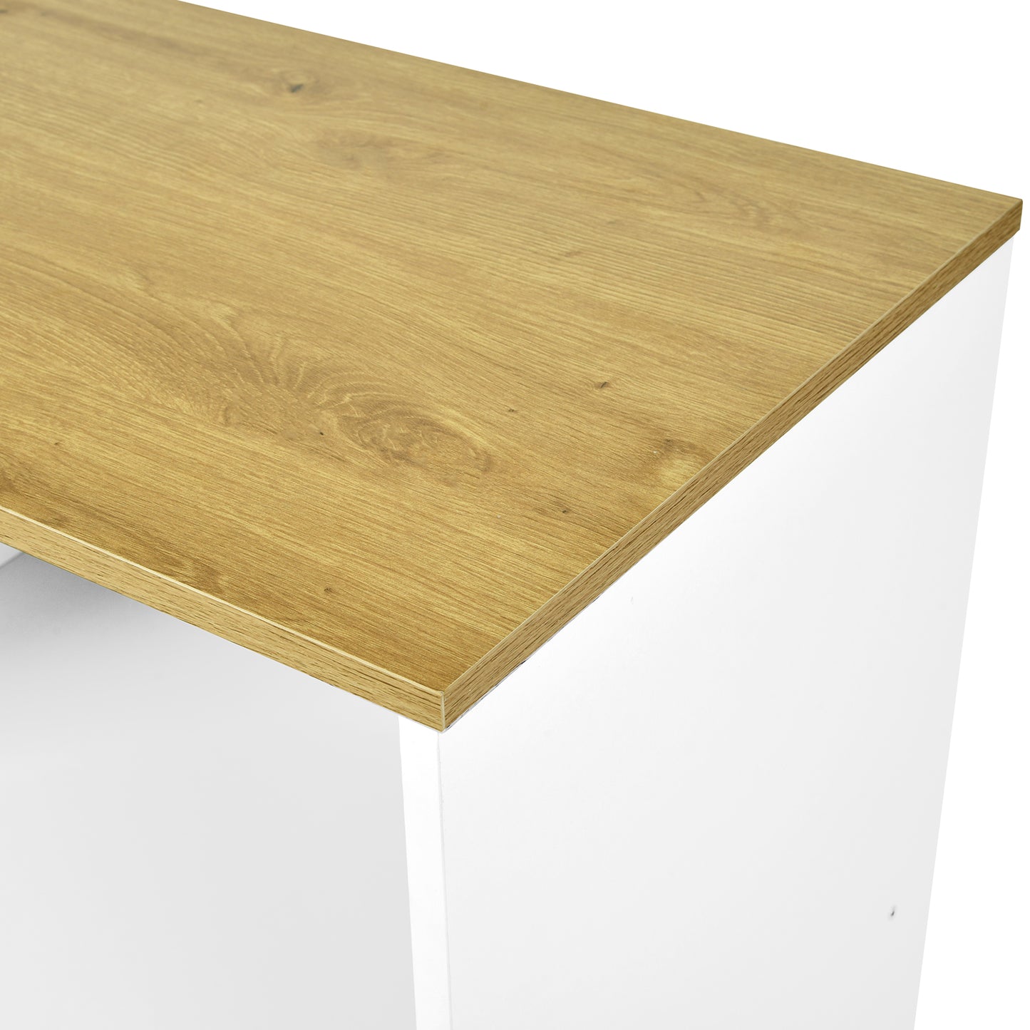 VIDOR Sideboard, Küchenschrank mit Mikrowellenfach – Weiß
