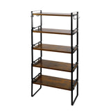 VILAS Stapelbares Küchen-Gewürzregal aus Bambus, 40 cm, 1er/3er/5er-Set, Feuer/Holz/Weiß