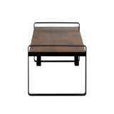 VILAS Stapelbares Küchen-Gewürzregal aus Bambus, 40 cm, 1er/3er/5er-Set, Feuer/Holz/Weiß