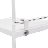 VILAS Stapelbares Küchen-Gewürzregal aus Bambus, 40 cm, 1er/3er/5er-Set, Feuer/Holz/Weiß