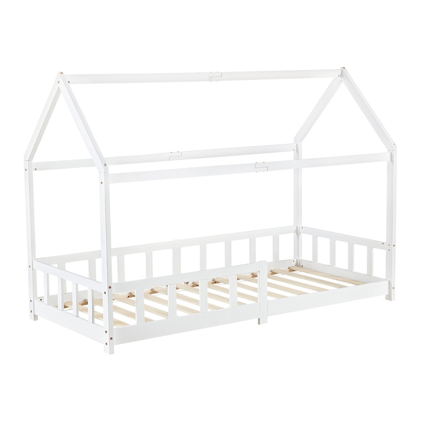 Hausbett Kinder-Einzelbett 196*97 cm Weiß