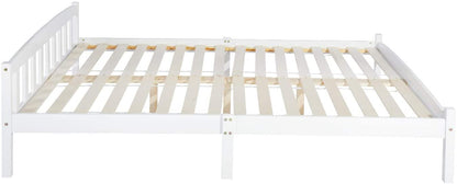 EGGREE ABATE Kiefernholz Einzel-/Doppelbett - Wei?ABATE Kiefernholz Einzel-/Doppelbett - Wei?