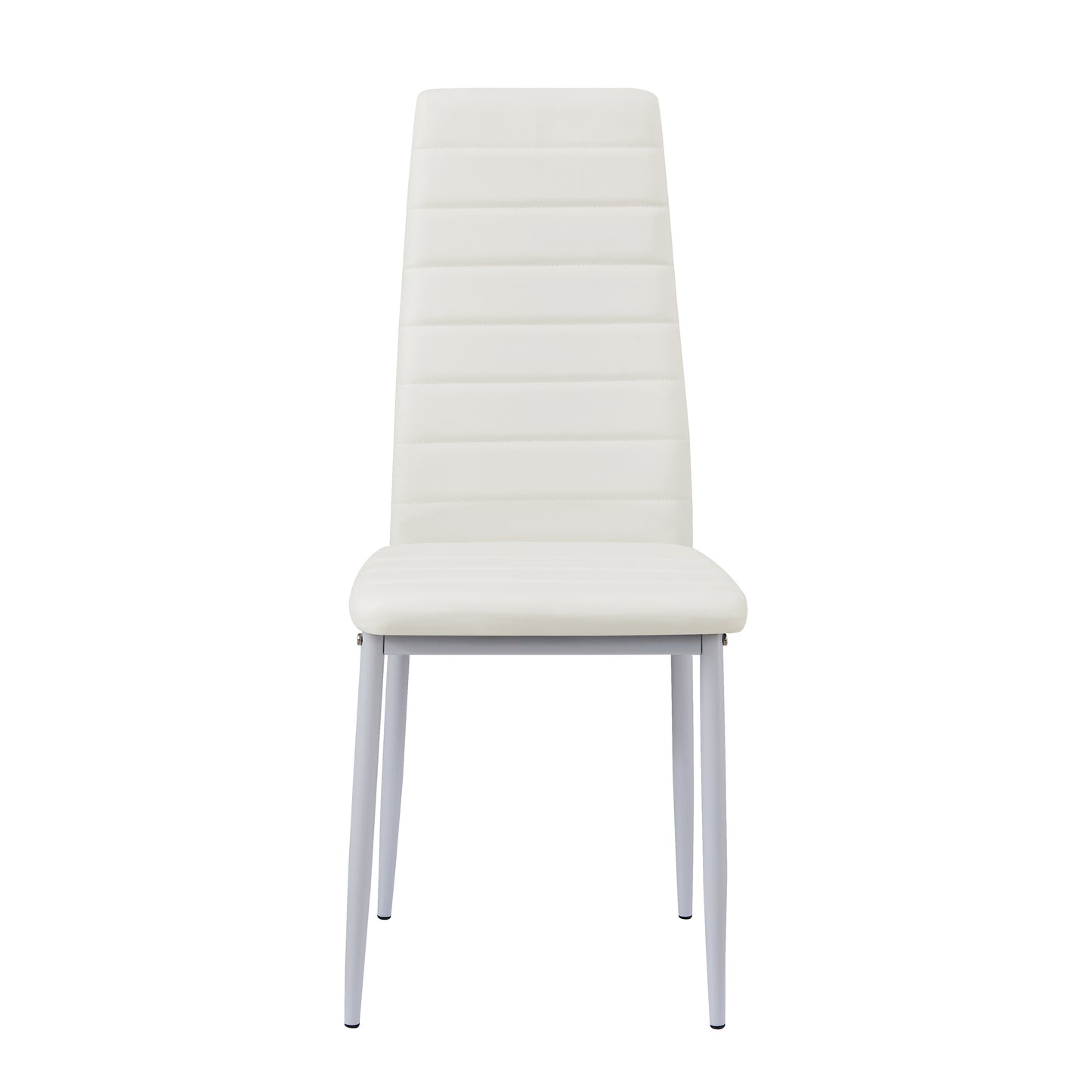 ANN PVC Esszimmerst¨¹hle Moderner K¨¹chenstuhl bequemer Polsterstuhl - Schwarz/Wei?/Dunkelgrau