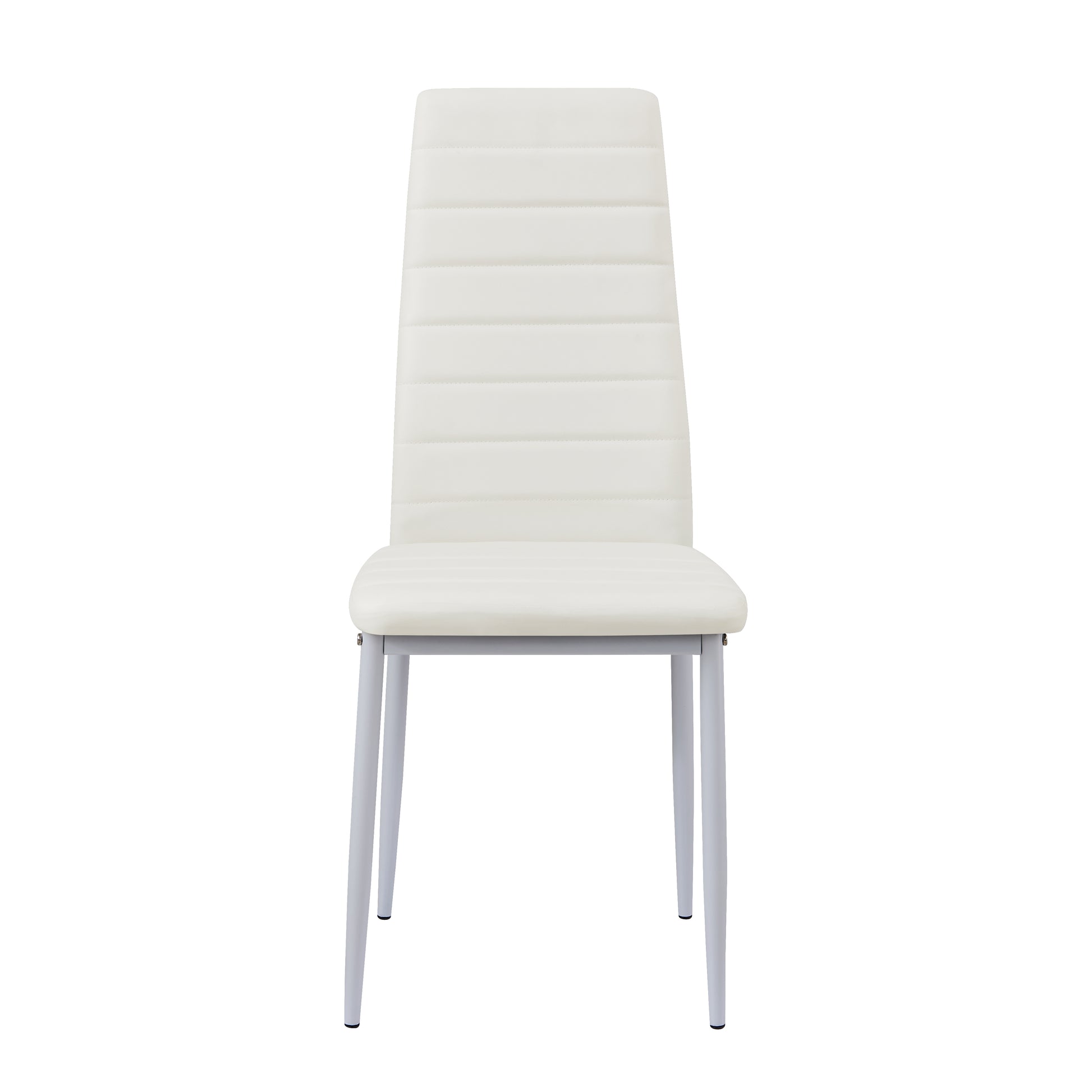 ANN PVC Esszimmerst¨¹hle Moderner K¨¹chenstuhl bequemer Polsterstuhl - Schwarz/Wei?/Dunkelgrau