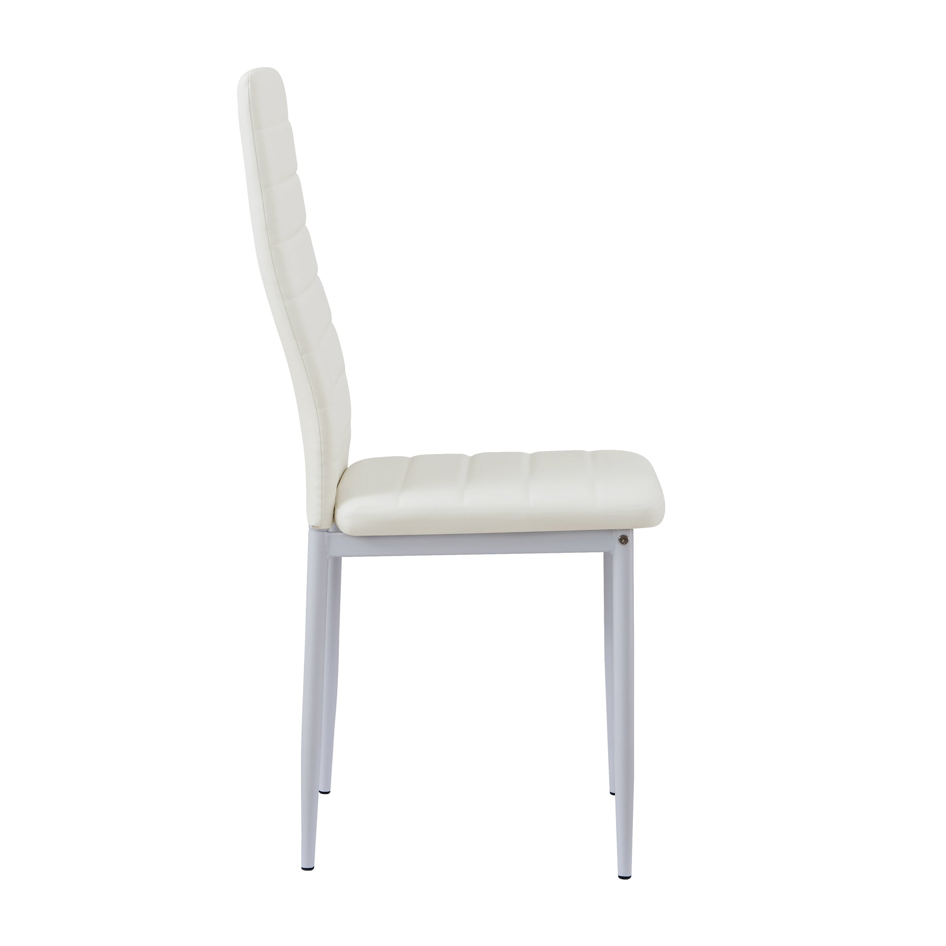 ANN PVC Esszimmerst¨¹hle Moderner K¨¹chenstuhl bequemer Polsterstuhl - Schwarz/Wei?/Dunkelgrau