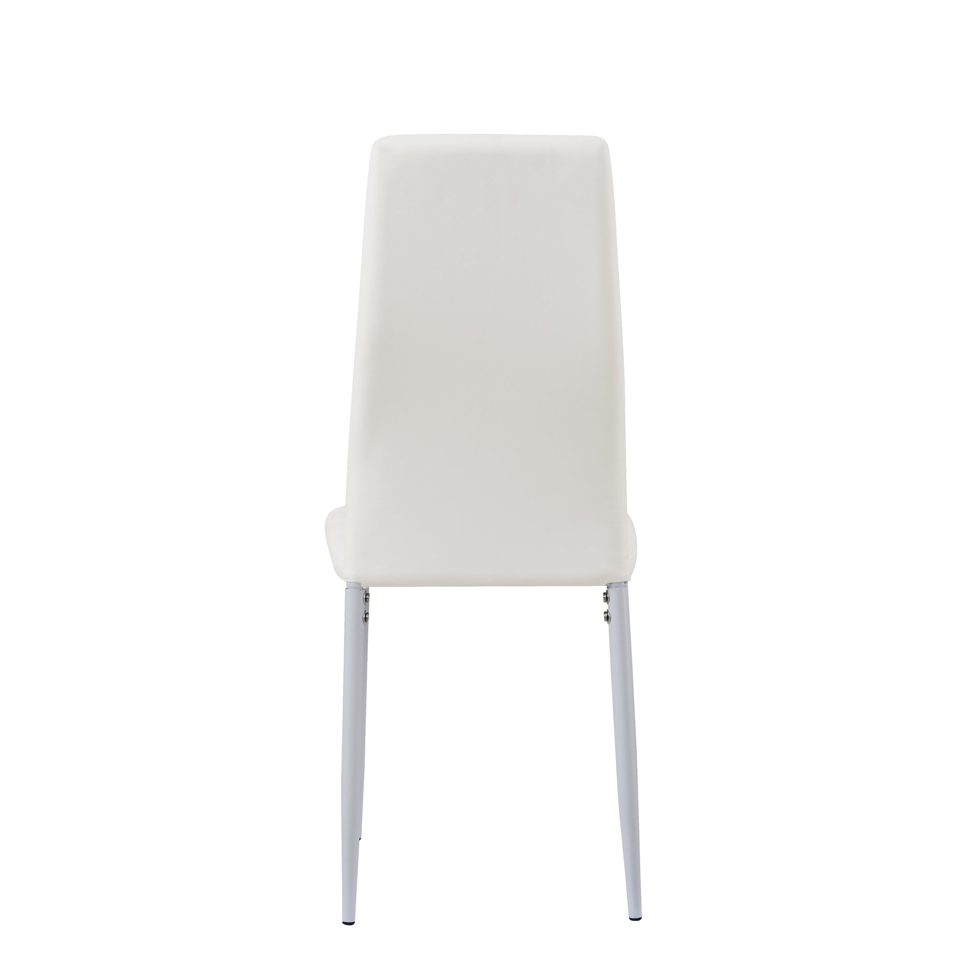 ANN PVC Esszimmerst¨¹hle Moderner K¨¹chenstuhl bequemer Polsterstuhl - Schwarz/Wei?/Dunkelgrau
