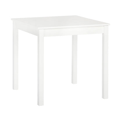 LILAC Esstisch mit 2 St¨¹hlen Set 74 * 74 * 73cm - Wei?/Grau/Braun