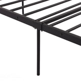 LOCARNO Einzel-/Doppelbett aus Metall 94 * 196 cm/143 * 196 cm - Schwarz