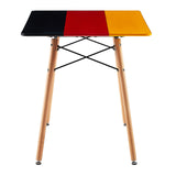 PANSY Rechteckiger MDF-Esstisch mit Buchenbeinen 110 x 70 x 74 cm - Deutschland