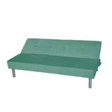 SOFALA 2-in-1-Schlafsofa aus hochdichtem PU/Leinen/Samt mit verstellbarer Rückenlehne