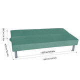 SOFALA 2-in-1-Schlafsofa aus hochdichtem PU/Leinen/Samt mit verstellbarer Rückenlehne