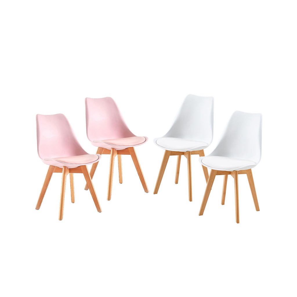 TULIP PP Esszimmerstühle mit Buche Bein, Skandinavisch Design Gepolste –