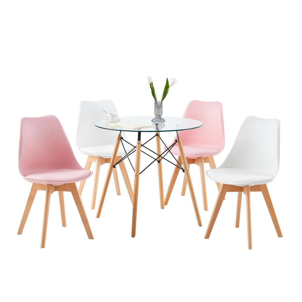 TULIP PP Esszimmerstühle mit – Bein, Skandinavisch Design Gepolste Buche